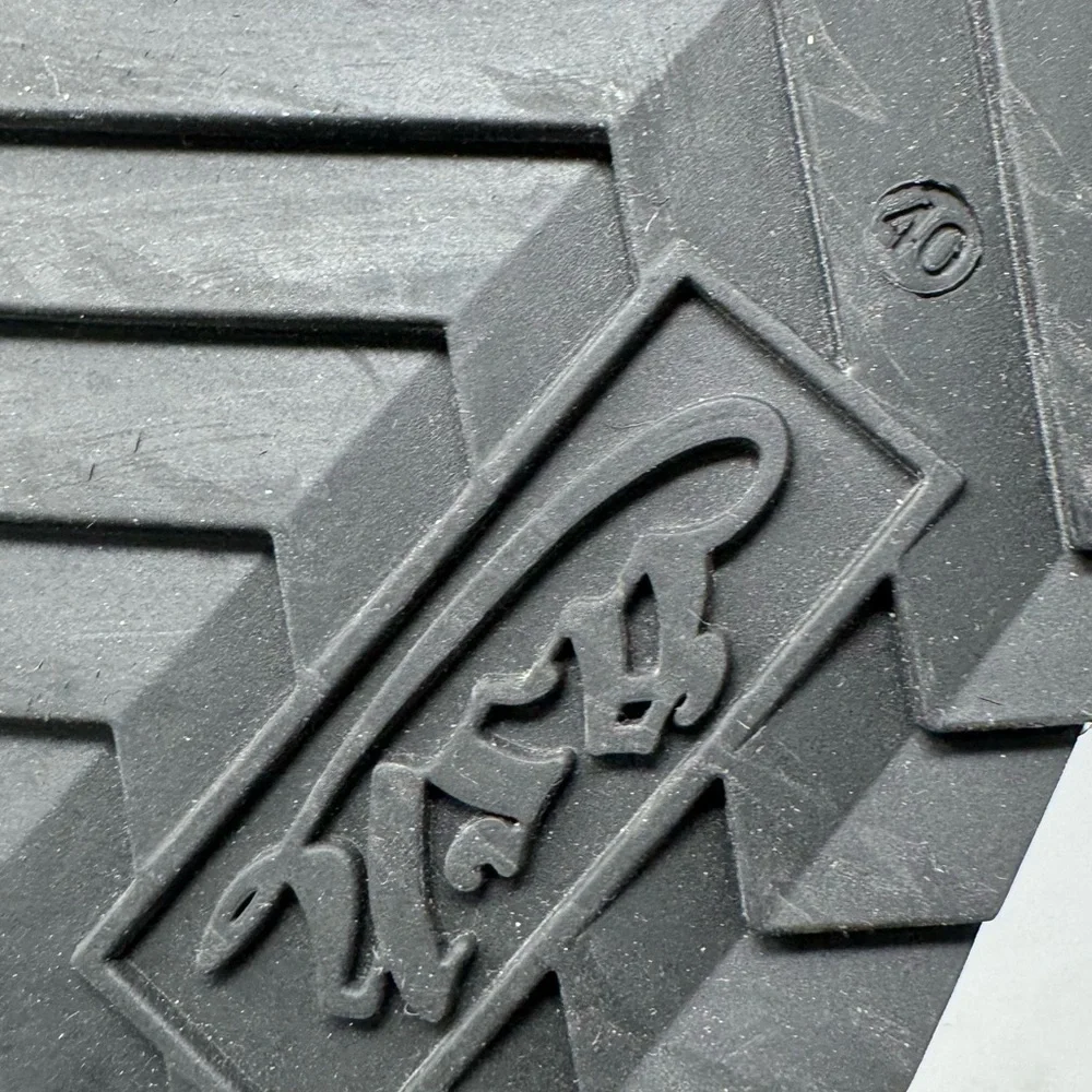 Ash New Universe Rhinestone Studded Leather Slip On Slides Sandals Black Size 40 - Picture 9 of 10